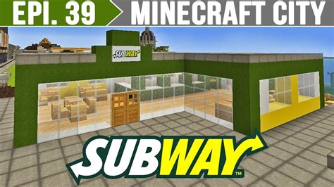 Minecraft City - Subway - YouTube