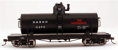 Bachmann On30 Scale Train Tank Car Tank Car - Durango & Silverton #0474 "Fire Suppression" 27122 ...