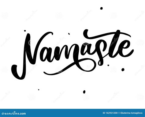 Namaste Lettering Indian Greeting, Hello in Hindi T Shirt Hand Lettered Calligraphic Design ...