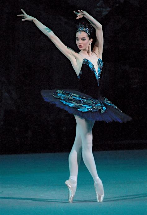 Russian ballet dancer, Diana Vishneva, performs as Odile with the ...