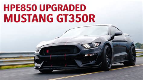 Hennessey HPE850 Mustang GT350R In Action - YouTube