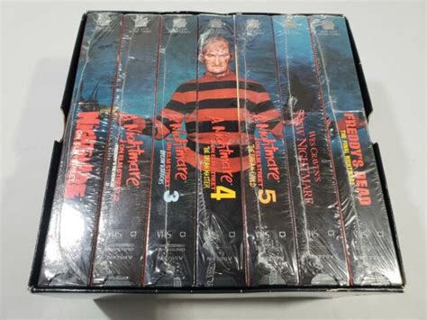 The Nightmare on Elm Street Collection (VHS, 1999, 7-Tape Set) for sale online | eBay