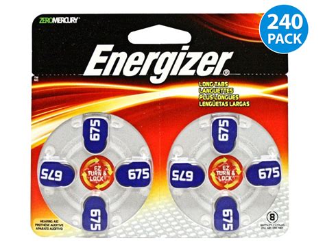 Energizer Hearing Aid Battery Size 675 (4 Pcs)