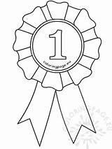 Blue Ribbon Coloring Page Printable Coloring For Kids  Home sketch template