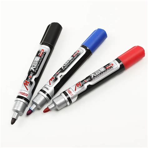 1PC Marker Pens Good Waterproof Ink Pen Markers for Stationery School Supplies 3 Color Available ...