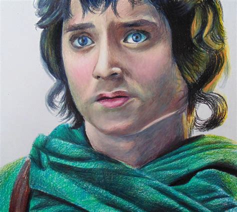 Frodo from Lord of the rings - colored pencils. by f-a-d-i-l on DeviantArt