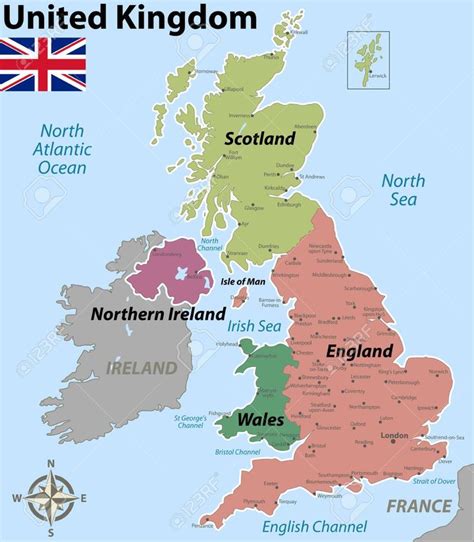 Pin by Cauam Moreira on Mapa | Map of great britain, Map of britain, United kingdom map
