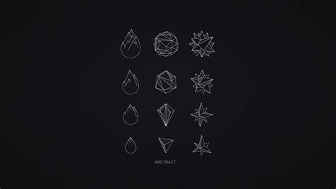 Gray symbols with black background HD wallpaper | Wallpaper Flare