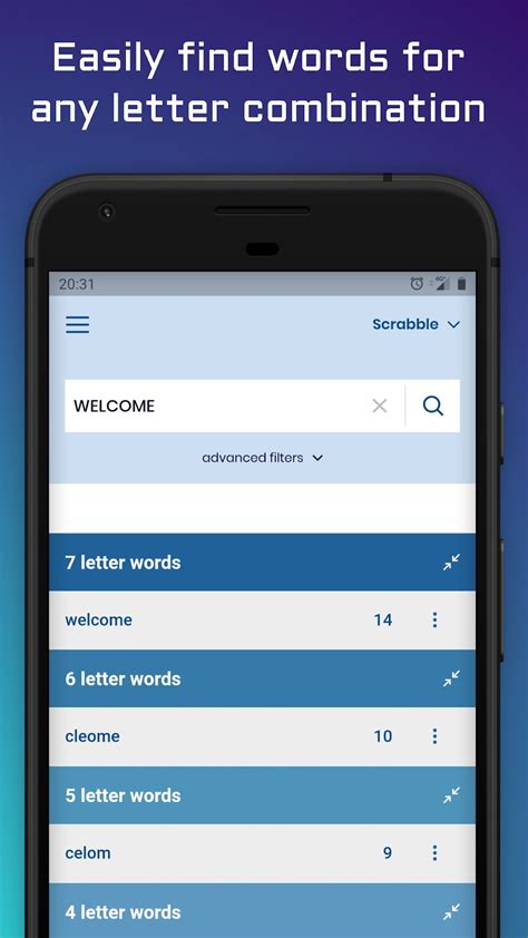 WordFinder: Unscramble words - solve anagrams APK for Android - Download