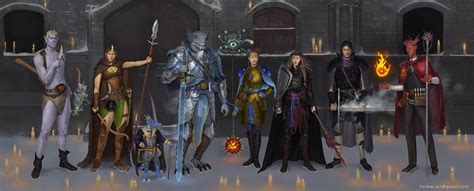 [ART] Group piece, commissioned : r/DnD