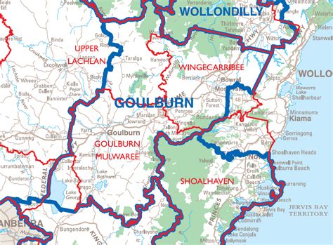 City Map Goulburn • Mapsof.net