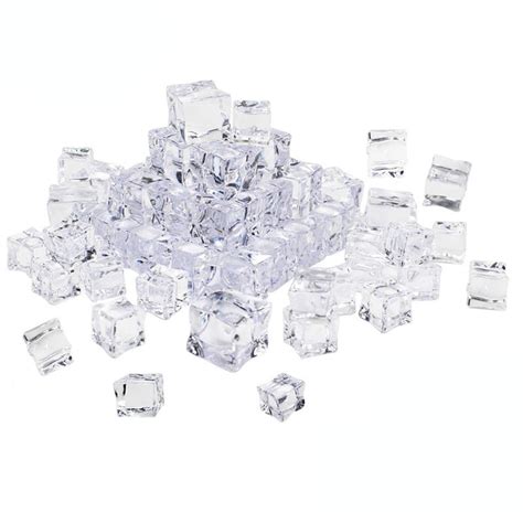 Reusable Ice Cubes Plastic Ice Cubes Refreezable Washable Acrylic ...