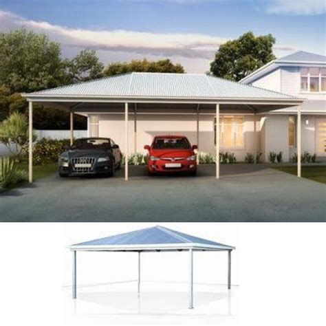 Hip Roof Car Port - Car Covers and Shelter