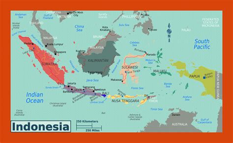 Regions map of Indonesia | Maps of Indonesia | Maps of Asia | GIF map ...