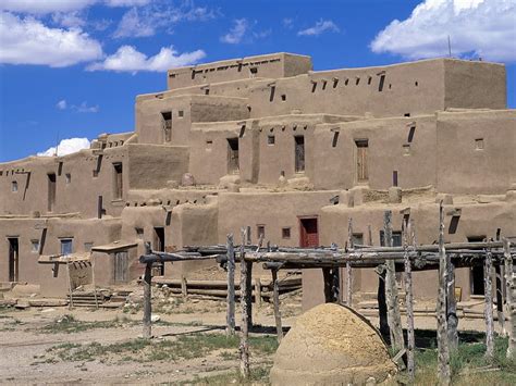 HD wallpaper: Taos pueblo, New mexico, architecture, built structure, building exterior ...