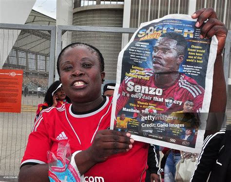 Fans attend funeral service of the late Senzo Meyiwa at Moses Mabhida ...