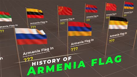 History of Armenia Flag | Evolution of Armenia Flag | Flags of the world | - YouTube