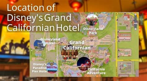 Map of Disney's Grand Californian Hotel - 2TravelDads