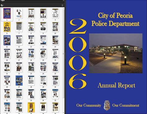 Peoria Police Department's 2006 Annual Report. Please click on the ...