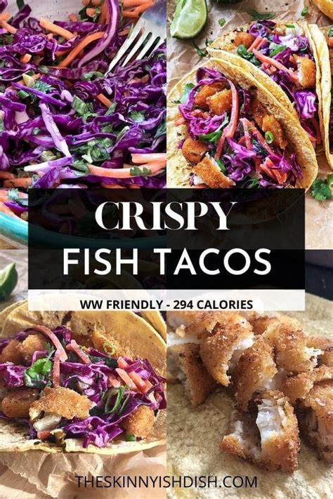 Crispy Fish Tacos - The Skinnyish Dish