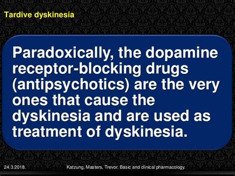 Drug induced dyskinesias