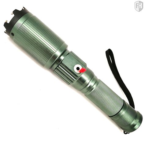 Portable Electric Shock Stick Self-Defense Stun Gun Riot Flashlight (X6 ...