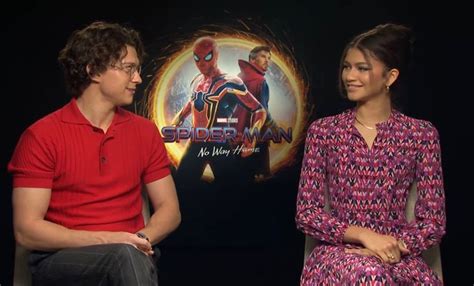 Tom Holland and Zendaya Spider-Man No Way Home interview | Tom holland ...