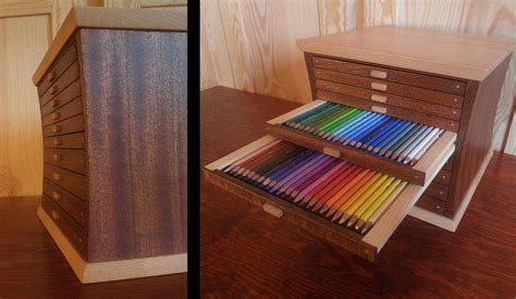 Pencil storage, Colored pencil storage, Graphic design showcase