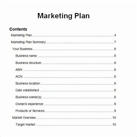 Marketing Plan Template Pdf New 14 Sample Marketing Plan Templates | Marketing plan template ...