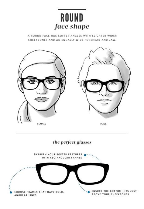 How to find glasses for your face shape: From round to oval | Glasses for round faces, Glasses ...