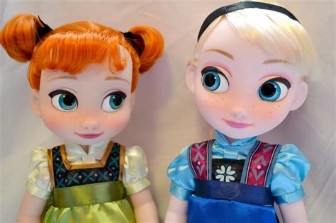 The Doll Grotto: Disney Store Anna and Elsa Toddler Dolls