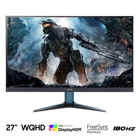 Acer Nitro VG271U M3BMIIPX 27" WQHD IPS 180HZ 0.5MS HDR10 AMD Freesync Premium Gaming Monitor