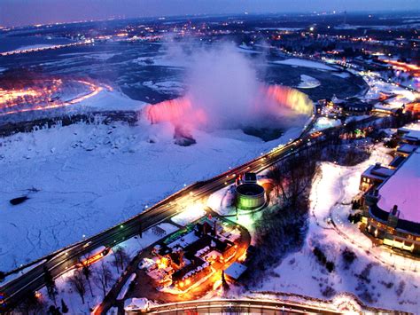 Niagara Falls Frozen at Night | Visiting niagara falls, Niagara falls ...