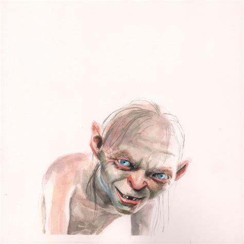 Pin - Up Gollum | The Green Room - Comic Art