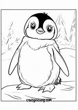 Penguin Coloring Pages 100% Free PDF Printable  Crafty Cici Joy sketch template