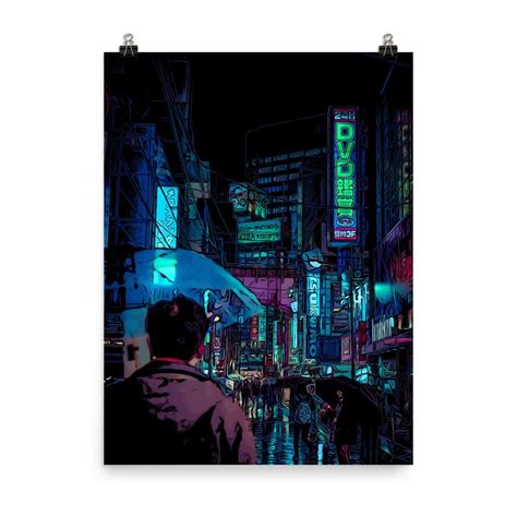 Cyberpunk Art Tokyo Japan Akihabara - Etsy UK