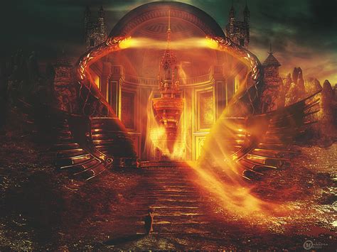 Muspelheim-castle by Mahhona on DeviantArt