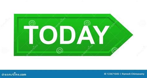 Today button stock vector. Illustration of consumer - 123671045