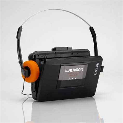 Refurbished Sony Walkman WM-A12 Portable Cassette Player with Orange Headphones in 2020 | Sony ...