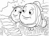 Finding Nemo Coloring Cute Fish  Pages sketch template
