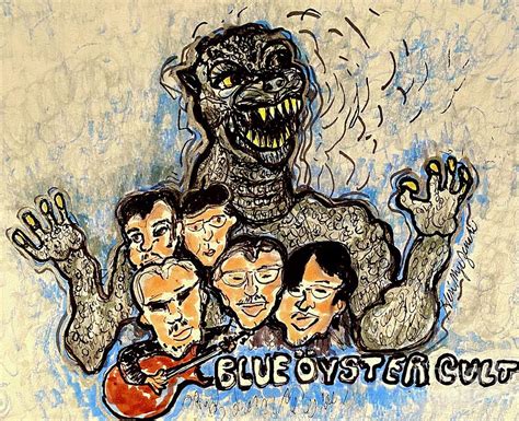 Godzilla Blue Oyster Cult Mixed Media by Geraldine Myszenski - Fine Art ...