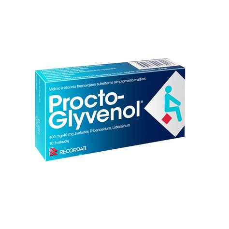 Anti Hemorrhoidal Procto-Glyvenol suppositories. N10