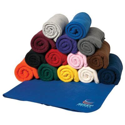 Promotional Polyester Fleece Blankets - Blankets