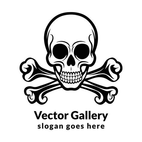 skull and bones tattoo 36344460 Vector Art at Vecteezy