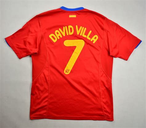 2009-10 SPAIN *DAVID VILLA* SHIRT XL Football / Soccer \ International ...