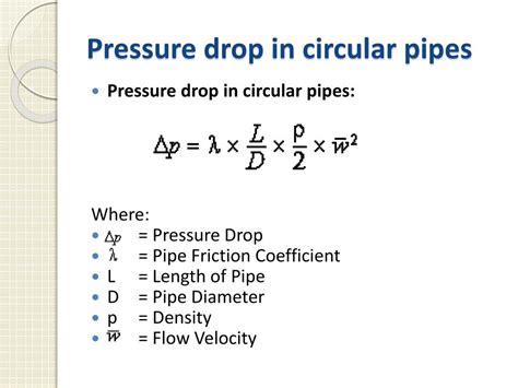 PPT - Pressure drop during fluid flow PowerPoint Presentation, free ...