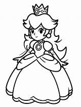 Princess Peach For Kids coloring Page  Download Print Or Color Online sketch template