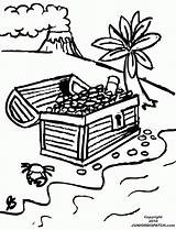 Free Coloring Pages Of Treasure Chest  Home sketch template