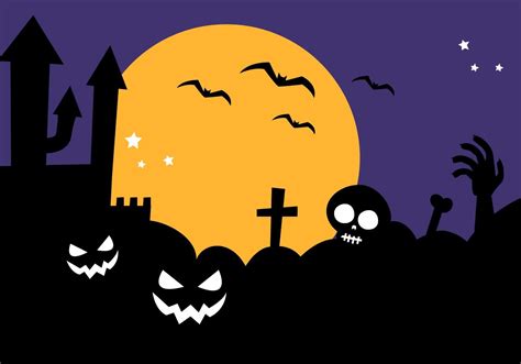 Free Halloween Background Vector | Halloween background tumblr, Halloween illustration ...