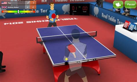 Table Tennis 3D, a challenging Windows Phone sports game with online multi-player options ...